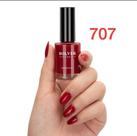 مناكير طلاء اظافر سكارليت من بولفير - 707