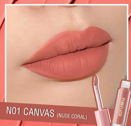 أحمر شفاه مطفي سائل من بينك فلاش -PF-L01