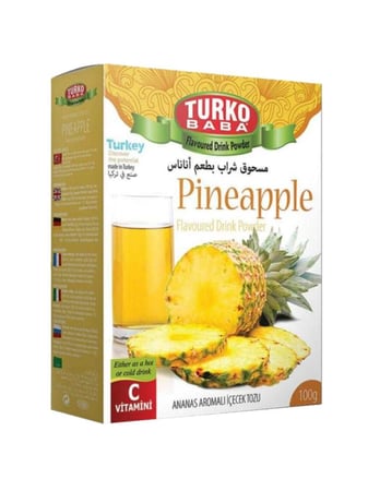 شراب الاناناس الطبيعي ساخن او بارد من توركو بابا - 300 جرام