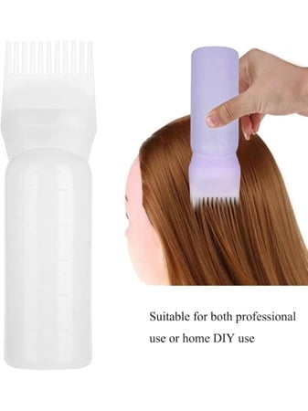 علب مشط لتوزيع الزيت والصبغة من ساشا ، 3 حبه/متعدد الالوان