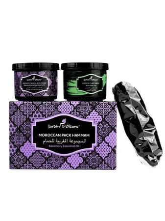 المجموعة المغربية - مجموعة الحمام المغربي بزيت إكليل الجبل العطري