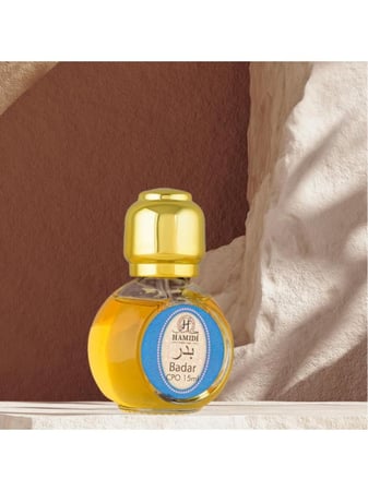 عطر بدر الزيتي المركز للجنسين من حامدي – 15 مل
