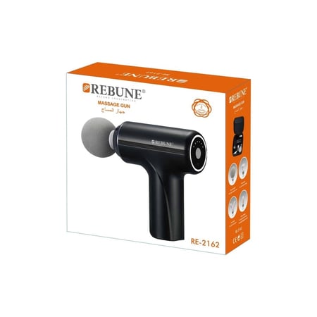 ريبون جهاز مساج للجسم كامل - 6 سرعات - 30 واط - أسود - RE-2162