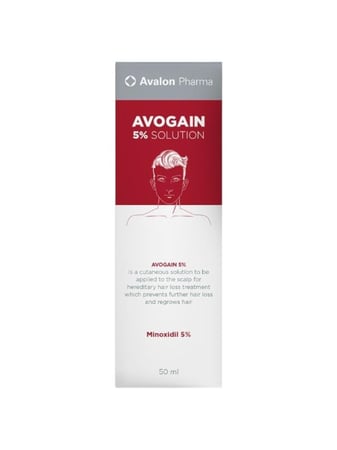 محلول بخاخ افوجين 5% محفز لنمو الشعر ويمنع التساقط من افالون فارما  - 50 مل