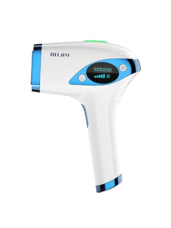 جهاز ازالة الشعر بالليزر T4 المطور بخاصية التبريد من ملاي - اللون الأزرق