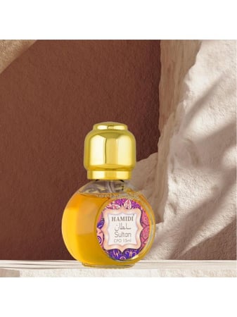 عطر سلطان الزيتي المركز للجنسين من حامدي – 15 مل