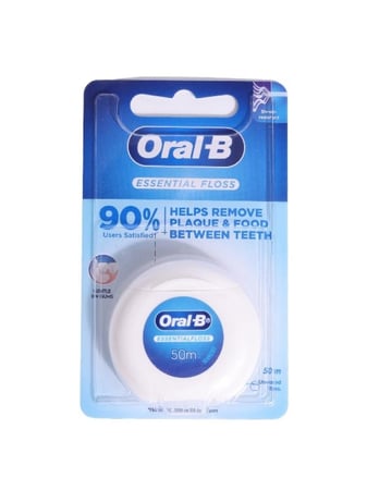 أورال بي خيط الأسنان ايسنشال فلوس 50 متر