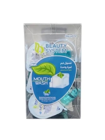غسول الفم كبسولات منعشه بنكهه النعناع المنعش من بيوتي سيستم -  13 مل × 12