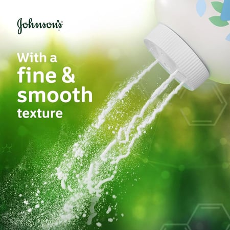 بودرة اطفال بزيت الصبار وفيتامين اي من جونسون - 200 جرام