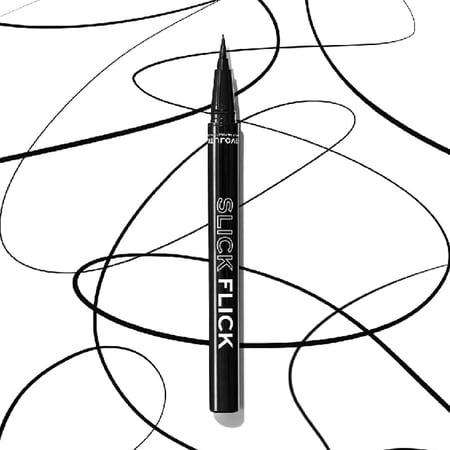قلم كحل سائل سلك فلك من ريلوف , أسود