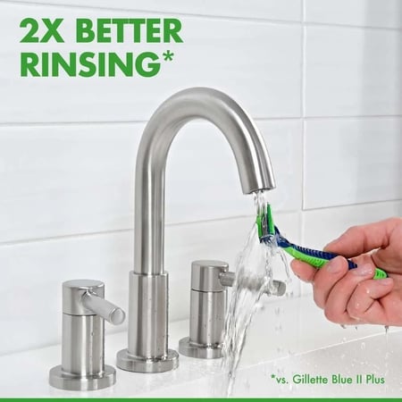 شفرات حلاقة بلو 3 الرجالية بالصبار للبشرة الحساسة من جيليت - 3 قطع