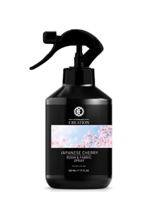 معطر المنزل والمفروشات برائحة زهرة الكرز الياباني من كريسيون كرياشن , 500 مل