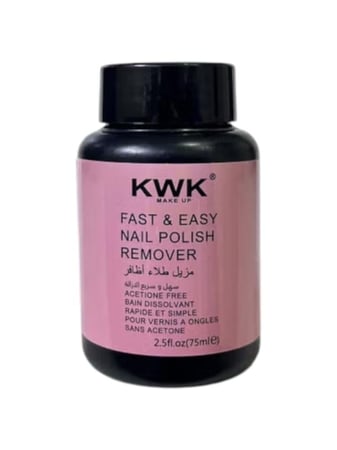 مزيل طلاء اظافر فاست اند ايزي من كي دبليو كي - 75 مل