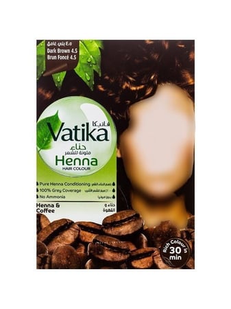 صبغة حناء فاتيكا بني غامق