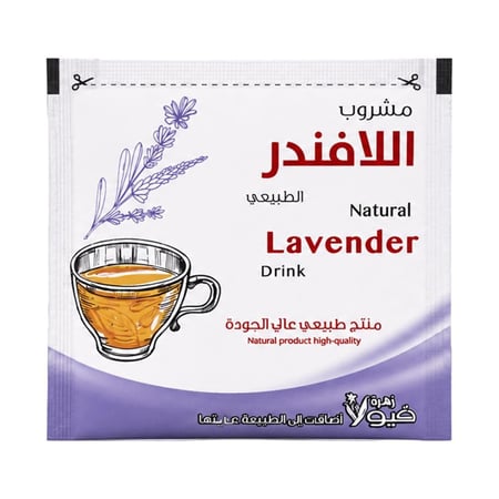 مشروب اللافندر الطبيعي من زهرة فيولا - 24 كيس× 3جرام