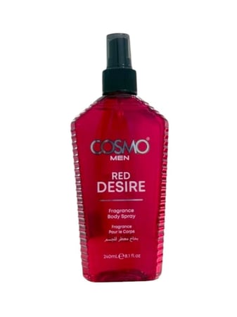 ريد ديزاير بخاخ معطر للجسم للرجال  من كوزمو - 240مل