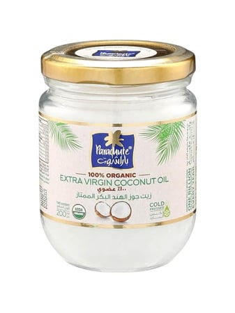 زيت جوز الهند البكر الممتاز العضوي 100% من باراشوت , 200 مل