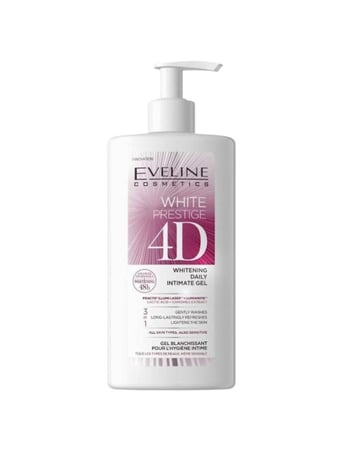 غسول جل يومي وايت برستيج فور دي لتفتيح المناطق الحساسة من ايفلين - 250 مل