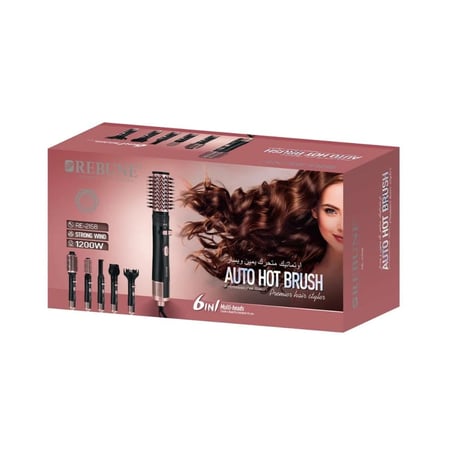 مصفف شعر اوتوماتيك احترافي 6 في 1 من ريبون - RE-2158