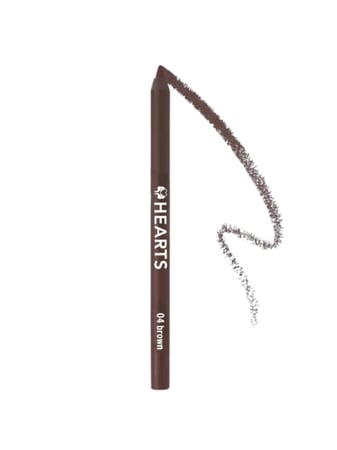 هارتس قلم كحل لتحديد العين مقاوم للماء , 04 بني