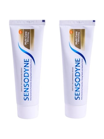 معجون أسنان للعناية المتعددة و التبييض من سنسوداين 2*75مل