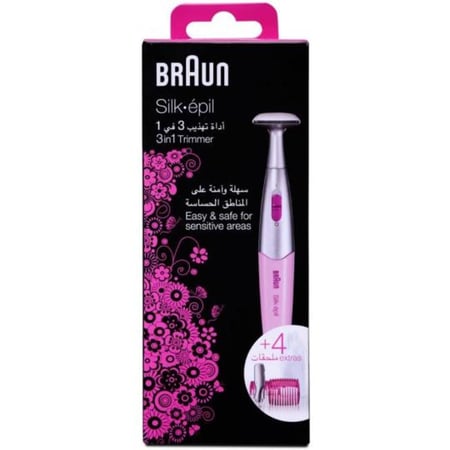 آلة ازالة الشعر 3 في 1  للعناية بالمناطق الحساسة من بروان