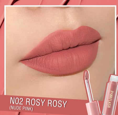 أحمر شفاه مطفي سائل من بينك فلاش -PF-L01