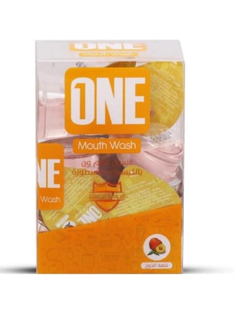 غسول الفم بالكبسولات المتطورة بنكهة الخوخ من ذا ون - 20 كبسولة , 15 مل