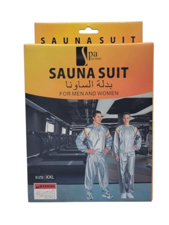 بدلة ساونا للتخسيس وإذابة الدهون من سبا سيستم - مقاس XXL