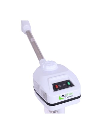 جهاز بخار وجه ساخن LH-205 من صالون سيستم , لون ابيض