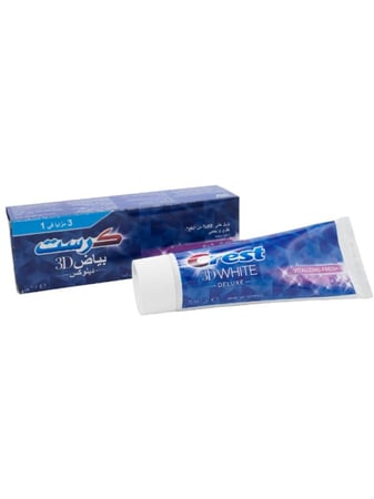 معجون أسنان كرست 3D وايت ديلوكس فيتاليس فريش - 75 مل