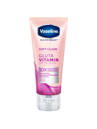 سيروم جلوتا فيتامين لتفتيح فرط التصبغ والبقع الداكنة مع عامل حماية SPF 20++ من فازلين - 180 مل