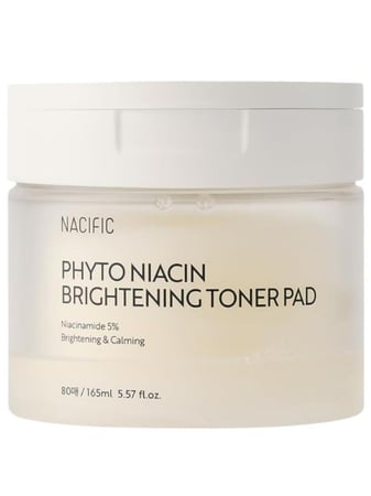 مسحات تونر تفتيح البشرة فيتو نياسين من ناسيفيك ، 80 حبه