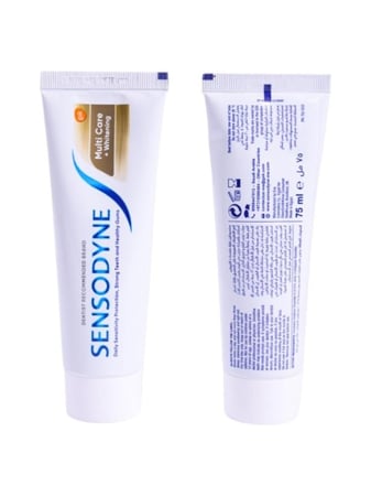 معجون أسنان للعناية المتعددة و التبييض من سنسوداين 2*75مل