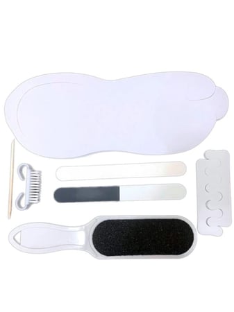 مجموعة ادوات العناية بالقدمين من صالون سيستم, 7 في 1