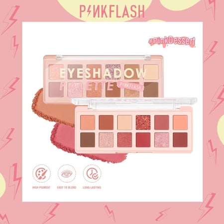لوحة ظلال العيون من بينك فلاش - PF-E15