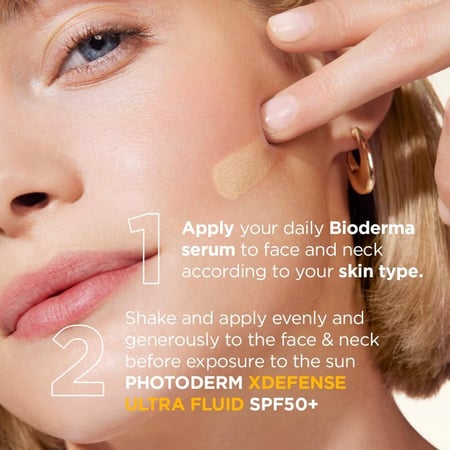 واقي شمس ملون فوتوديرم إكس ديفنس ألترا-فلويد SPF 50+ من بيوديرما - لون 01 | 40 مل