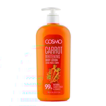 لوشن مفتح للجسم بالجزر من كوزمو , 750 مل