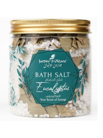 ملح الحمام بخلاصة الاوكاليبتوس من جاردن اوليان  , 500 جرام