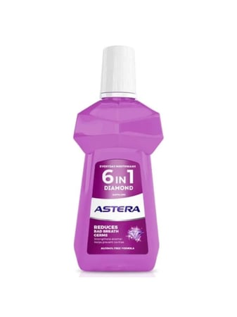 غسول يومي للفم دايموند 6×1 من استيرا , 500 مل
