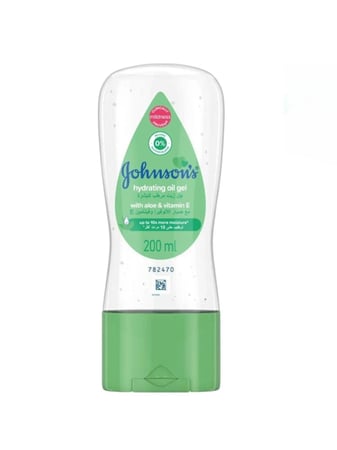 جل زيت مرطب للأطفال بالصبار وفيتامين E من جونسون