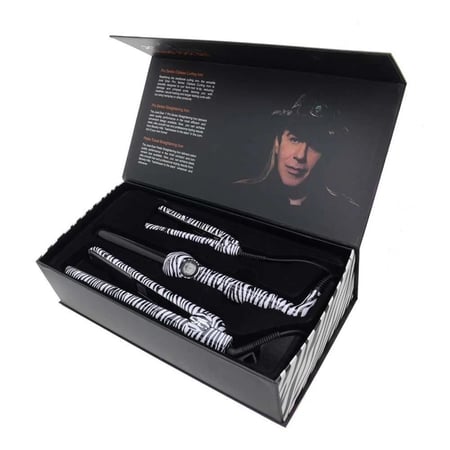 مجموعة تمليس وتلفيف الشعر 3 في 1 من جوسي ايبر - مقاس 19 | وايت زيبرا