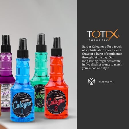 كولونيا رجالية بعد الحلاقه بلون اخضر NO3 من توتكس كوزماتيك - 250 مل