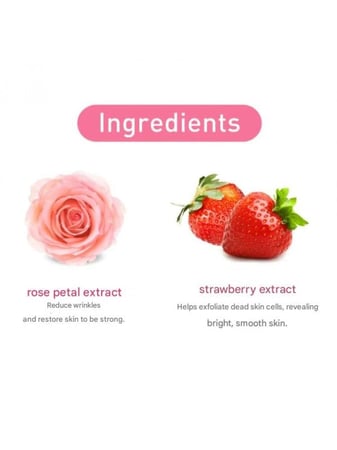 جل مقشر للجسم سي أند إي بالفراولة والورد من بيبي برايت - 200 مل