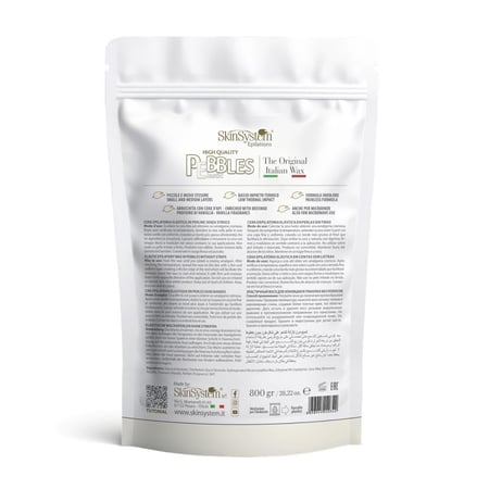 حبيبات الشمع ابيض لإزالة الشعر من سكين سيستم , 800 جرام