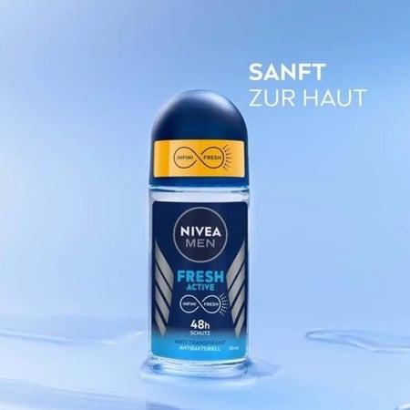 نيفيا مزيل عرق رول اون فريش أكتيف للرجال 50 مل