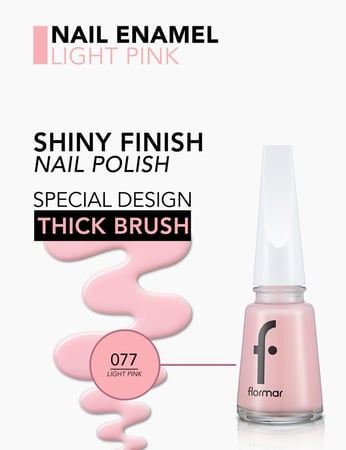 مناكير اظافر من فلورمار - 11مل |  077 Light Pink