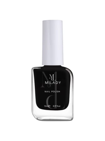 مناكير أسود - Black nail polish