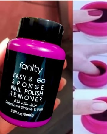 إسفنجة إزالة طلاء الأظافر من فانيتي , 75 مل
