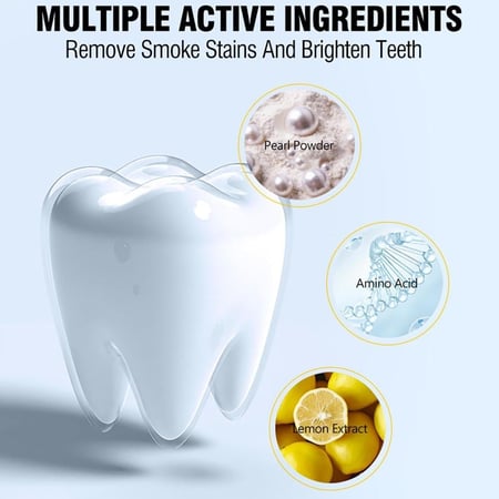 بودرة تبييض الاسنان للمدخنين بنكهة الليمون من ديسار- 50 جم